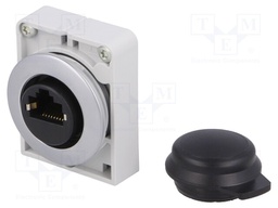 RJ45 socket; 30mm; RMQ-Titan; Ø30.5mm; IP20