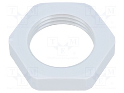 Nut; M20; polyamide; 27mm; Thread: metric; Pitch: 1,5