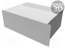 Enclosure: 19" standard; 4U; Enclos.mat: aluminium; Y: 330mm