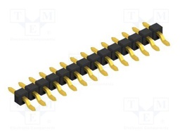 Connector: pin strips; pin header; male; PIN: 14; 2.54mm; SMT; 1x14