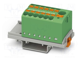Splice terminal: rail; 24A; 690V; push-in; PA; 0.14÷4mm2; W: 28.6mm