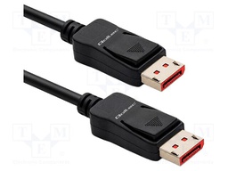 Cable; DisplayPort plug,both sides; PVC; DisplayPort 2.1; 3m