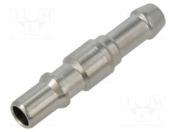 Quick connection coupling; straight; max.15bar; stainless steel