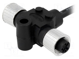 Splitter; cable,M12 female x2; A code-DeviceNet / CANopen; IP68