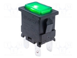Switch: push-button; Pos: 2; SPST-NO x2; 15A/250VAC; 10A/125VDC