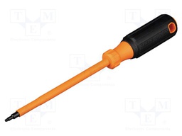 Screwdriver: insulated; square; RB1; 152mm
