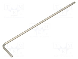 Wrench; hex key,spherical; HEX 1,5mm; Overall len: 80mm; long