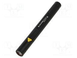 Torch: LED; luminous flux adjustment; 20h; L: 146mm; Ø: 15mm; black