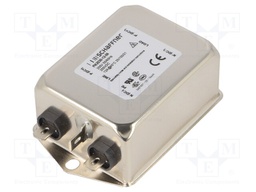 Filter: anti-interference; one-phase; 250VAC; Cx: 1uF; Cy: 10nF