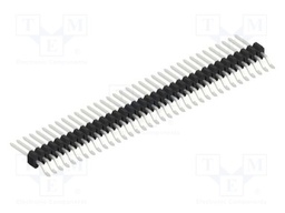 Connector: pin strips; pin header; male; PIN: 36; 1.27mm; SMT; 1x36