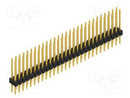 Connector: pin strips; pin header; male; PIN: 56; 2.54mm; THT; 2x28
