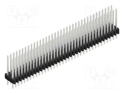 Connector: pin strips; pin header; male; PIN: 72; 1.27mm; THT; 2x36