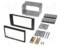 Radio mounting frame; Ford; 2 DIN; black