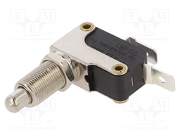 Microswitch SNAP ACTION; with pin; SPST; 16A/250VAC; OFF-(ON)
