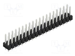 Connector: pin strips; pin header; male; PIN: 38; 2.54mm; THT; 2x19