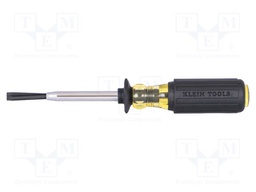 Screwdriver: standard; slot; SL 3/16"; Blade length: 76mm