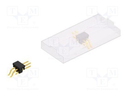 Connector: pin strips; pin header; male; PIN: 4; 2.54mm; SMT; 2x2