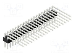 Connector: pin strips; pin header; male; PIN: 38; 2.54mm; THT; 2x19