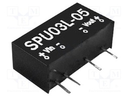 Converter: DC/DC; 3W; Uin: 4.5÷5.5V; 15VDC; Iout: 200mA; SIP; 2.9g