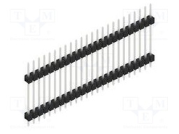 Connector: pin strips; pin header; male; PIN: 24; 2.54mm; THT; 1x24
