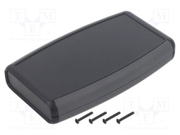 Enclosure: multipurpose; X: 89mm; Y: 117mm; Z: 25mm; 1553; ABS; black