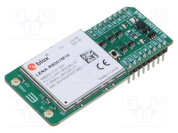 Click board; GNSS,LTE; UART,USB; LENA-R8001M10-00C; 3.3VDC,5VDC