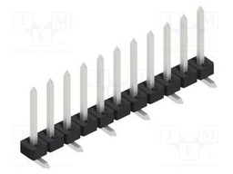Connector: pin strips; pin header; male; PIN: 11; 2mm; SMT; 1x11