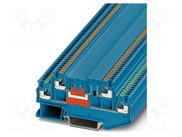 Splice terminal: rail; PT; PA; L: 41.1mm; terminals: 4; W: 3.5mm