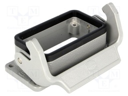 Enclosure: for Han connectors; Han; size 10B; with latch; IP65