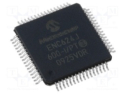 IC: Ethernet controller; 10/100Base-T; SPI / flexible Parallel