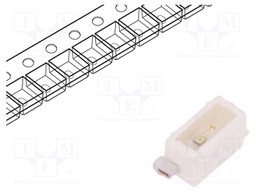 LED; SMD; 3010; green; 3030÷4800mlm; 900÷1800mcd; 3.1x1.2x1.3mm