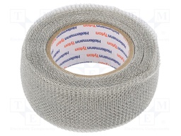 Tape: shielding; W: 25mm; L: 4.6mm; Thk: 0.45mm; tin-plated copper