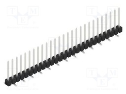 Connector: pin strips; pin header; male; PIN: 27; 2.54mm; SMT; 1x27