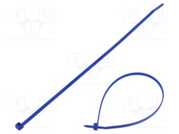 Cable tie; with metal; detectable by a metal detector; L: 250mm