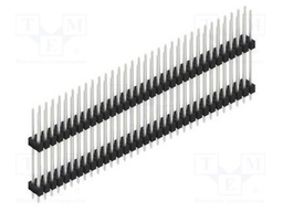 Connector: pin strips; pin header; male; PIN: 66; 2.54mm; THT; 2x33