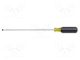 Screwdriver: standard; slot; SL 1/8"; Blade length: 203mm