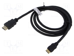 Cable; HDCP 2.2,HDMI 2.0; HDMI plug,mini HDMI plug; PVC; Len: 1m