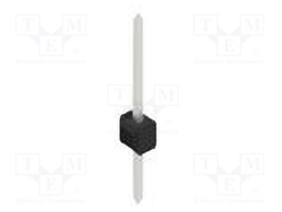 Connector: pin strips; pin header; male; PIN: 1; 2.54mm; THT; 1x1