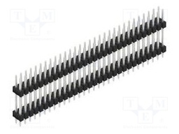 Connector: pin strips; pin header; male; PIN: 60; 2.54mm; THT; 2x30