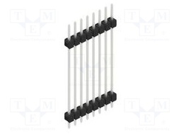 Connector: pin strips; pin header; male; PIN: 8; 2.54mm; THT; 1x8