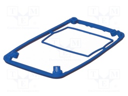 Gasket; elastomer thermoplastic TPE; Series: BoPad; Colour: blue