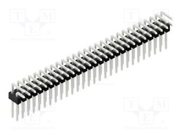 Connector: pin strips; pin header; male; PIN: 56; 2.54mm; THT; 2x28