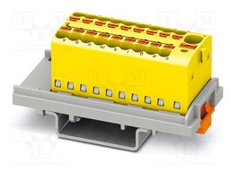 Splice terminal: rail; 17.5A; 500V; push-in; PA; 0.14÷2.5mm2