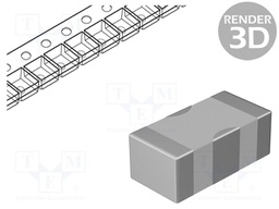 Feedthrough Capacitor, AEC-Q200, 1 µF, 16 V, 4 A, 0805 [2012 Metric], Surface Mount, ± 20%