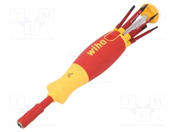 Screwdrivers; Pcs: 6; insulated; Package: blister; 1kVAC