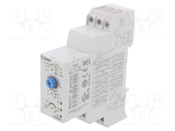 Timer; 0,1s÷100h; DPDT; 250VAC/8A; Usup: 24÷240VAC; 24VDC; DIN; IP20