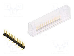Connector: pin strips; pin header; male; PIN: 13; 2.54mm; SMT; 1x13