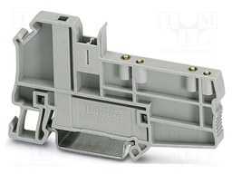 End/partition plate; UT; PA; L: 46.9mm; terminals: 0; W: 6.2mm