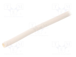 Protective tube; Mat: PVC; white; -20÷105°C; Øint: 4.52mm