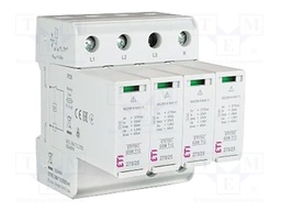 Surge arrester; Type 1+2; Poles: 3; In 8/20us: 65kA; -40÷85°C; IP20